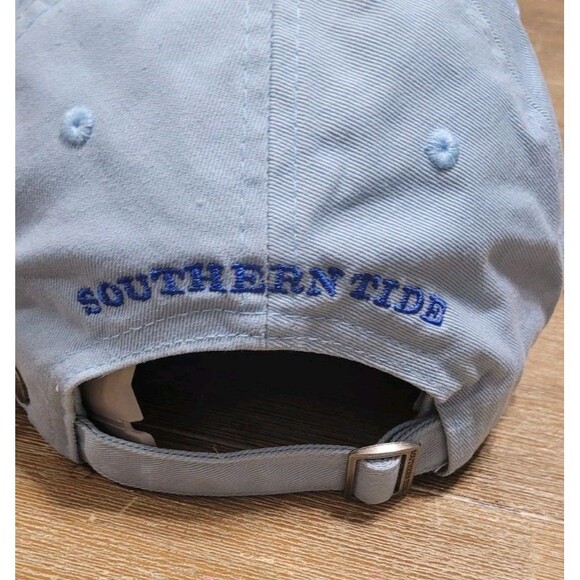 Southern Tide Mens Mini Skipjack Adjustable Cap Hat Light Blue - Picture 3 of 5
